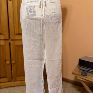 Calvin Klein White Pajama Pants